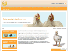 Tablet Screenshot of enfermedad-gumboro.com